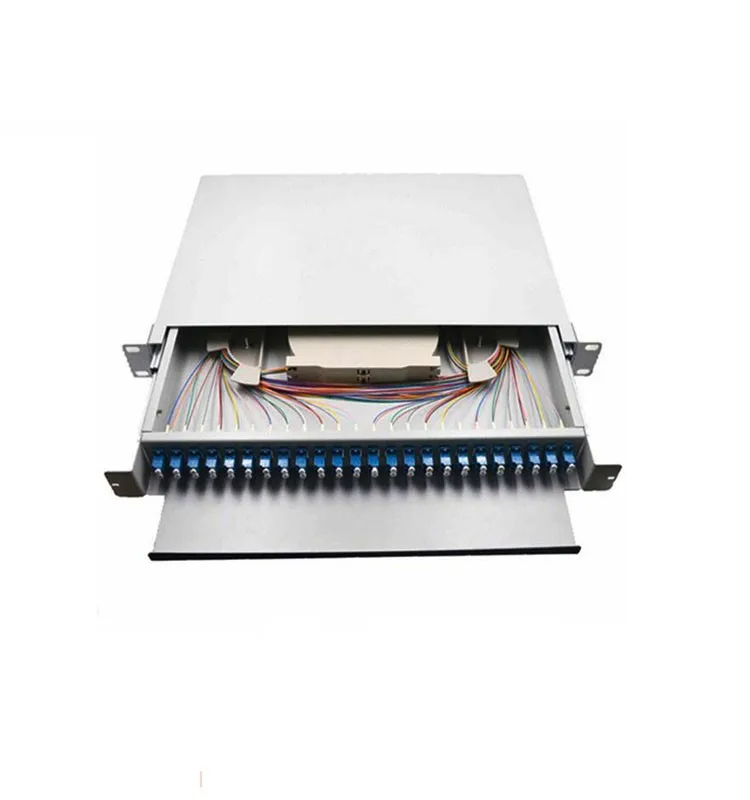 48 port slidable ODF with LC adapter 5