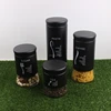Glass storage canister sets with metal coating storage jars