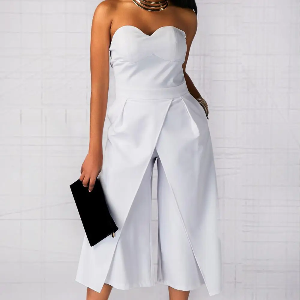 Fashion Sexy Off The Shoulder Party Rompers Womens One Piece White Sleeveless Wide Leg Jumpsuit Women, White;black
Fashion Sexy Off The Shoulder Party Rompers Womens One Piece White Sleeveless Wide Leg Jumpsuit Women, White;black