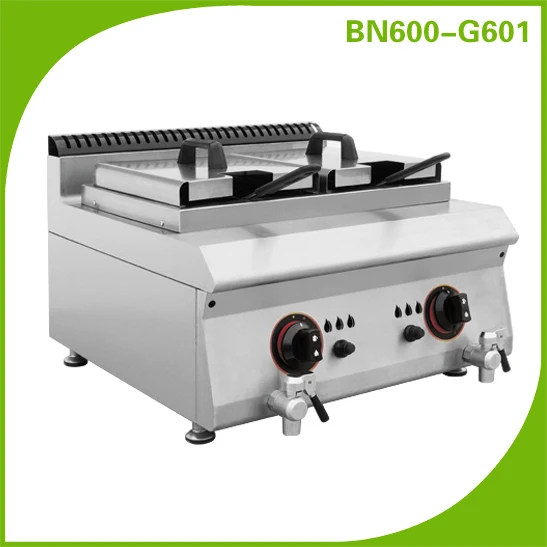 Chinese Restaurant Kitchen Equipment 600 series countertop cooking equipment line gas deep fryer for Chinese Restaurant Kitchen Equipment 600 series countertop cooking equipment line gas deep fryer for