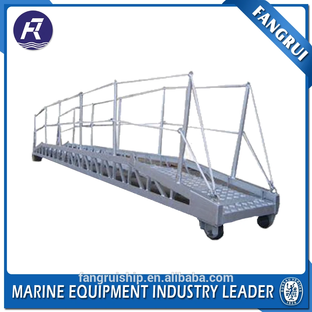 China OEM mooring equipment inclined aluminum ship ladder