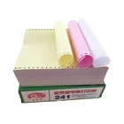 無料サンプル高品質 210 ミリメートル * 312 ミリメートル 1Ply 連続コンピュータ印刷紙ノーカーボン紙