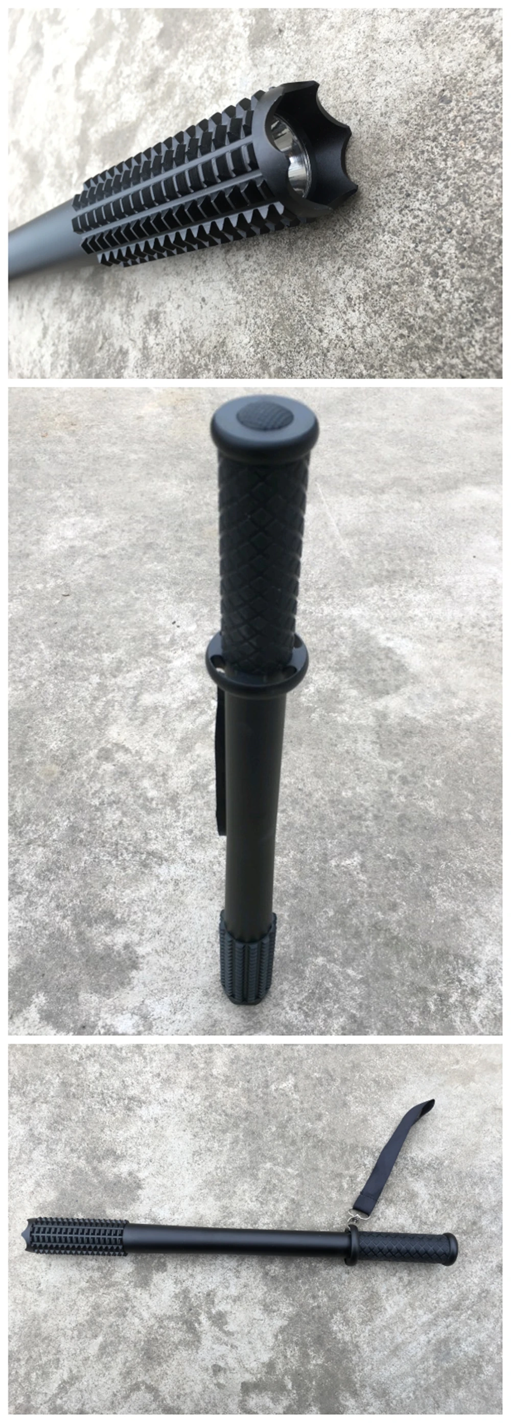 222  DEWBest self defense Aluminum bat light flashlight military led explosion-proof outdoor torch long range stick torch lanterna 20171116