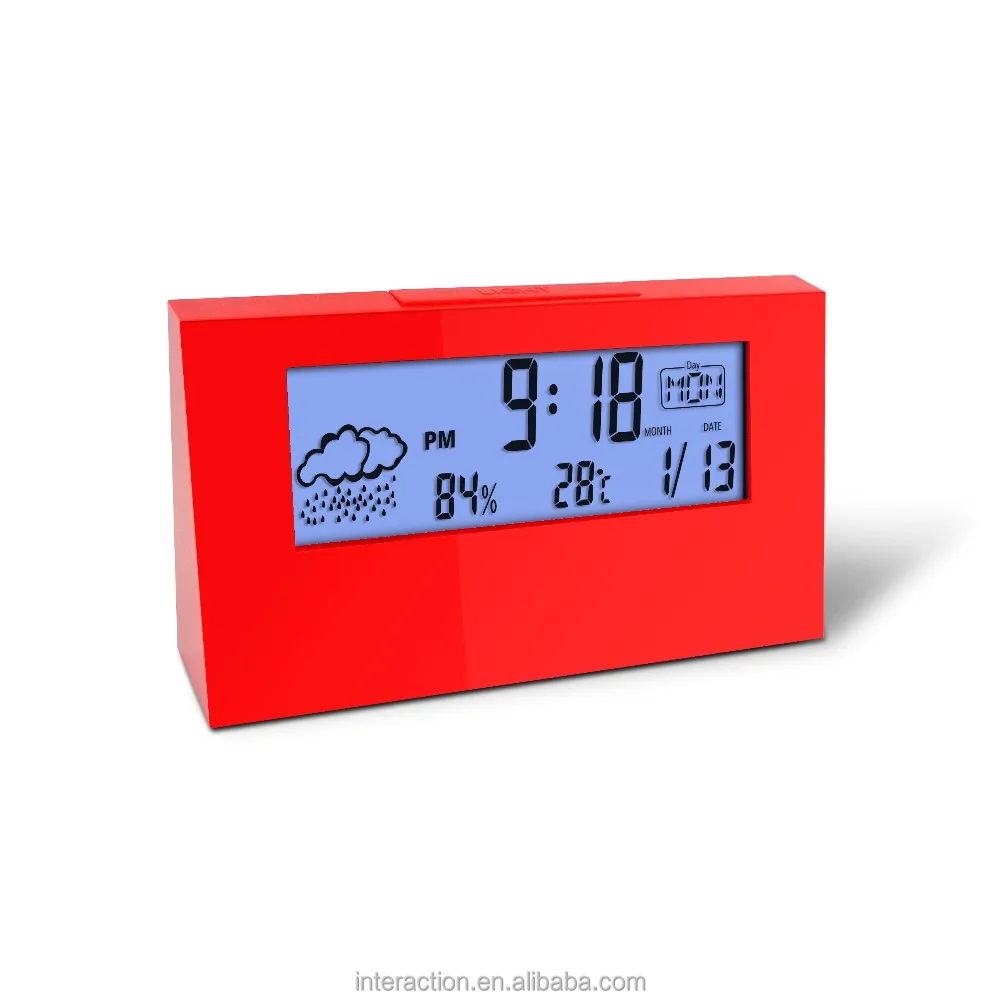 Weather station multi -functional digital LED table alarm clock with temperature and humtity, White,black,green,red,yellow
Weather station multi -functional digital LED table alarm clock with temperature and humtity, White,black,green,red,yellow