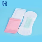Feminine hygiene ultra thin cotton wingless panty liners organic sanitary pads for women