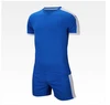 sport new pattern blue and white stitching t-shirts soccer tracksuit training trendy mens football tracksuits