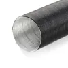 Heat Insulated Auto Air Duct Hose Aluminum Foil Corrugated Protective Sleeve