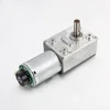 Low Speed 46*32mm 12V 24V Electric Power Turbo Reducer Worm Geared Reversible DC Motor With Encoder