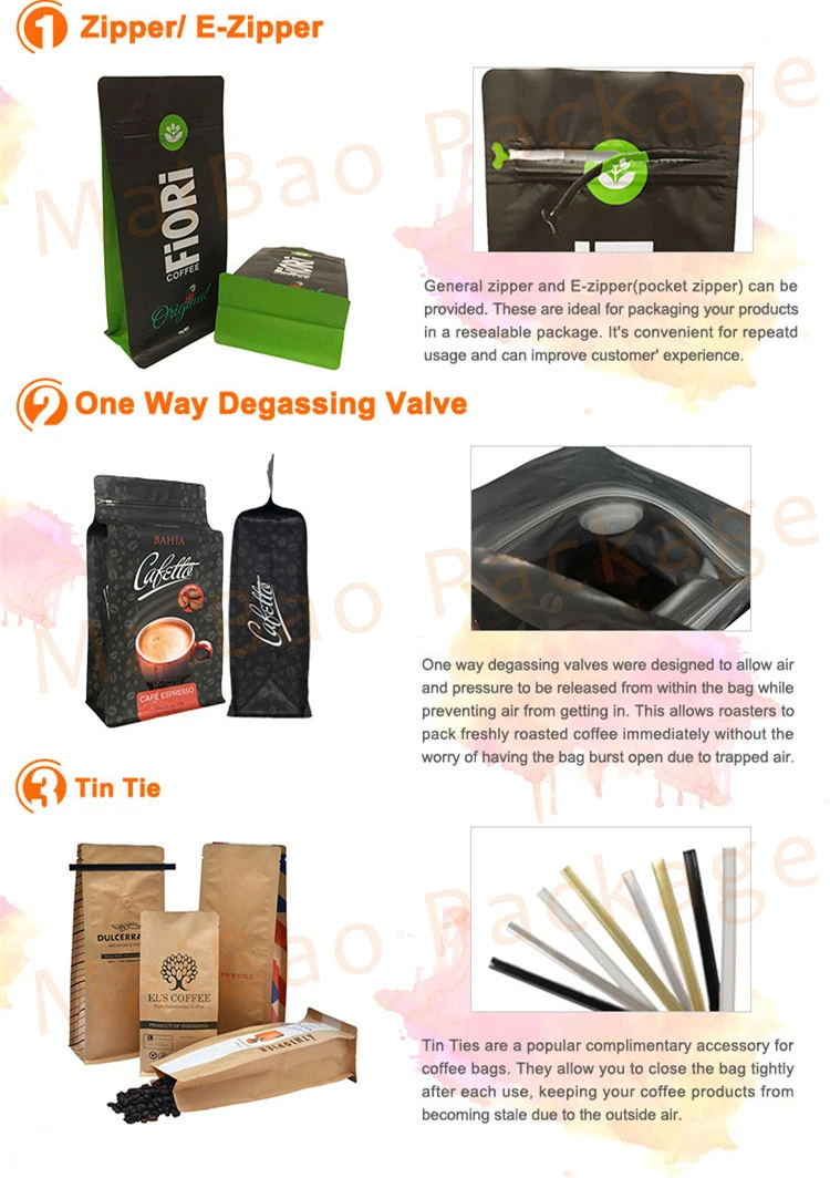Coffee Bags With Valve Wholesale Packaging Bag