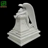 Hand Carved Marble Weeping Angel Monument Tombstone Statue