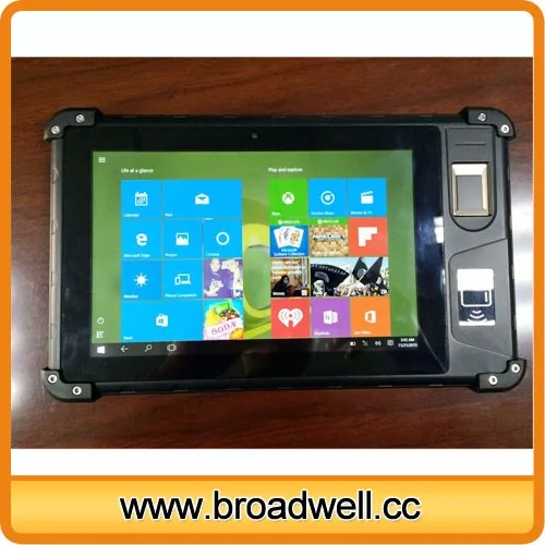 BW-NI813_8 8 inch IPS screen 2GB memory 32GB SSD 5.0M Pixel Camera Windows 10 IP65 Waterproof Rugged Tablet With 3G GPS Bluetooth Fingerprint NFC