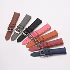 EACHE Genuine Cowhide Leather Palmprint Watch Band 18mm 20mm 22mm