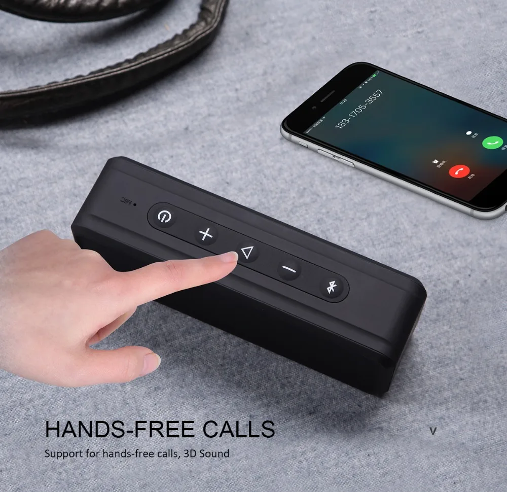 Wireless Bluetooth Speaker 10W Subwoofers Water Resistant Dustproof Portable Bluetooth Speaker - ANKUX Tech Co., Ltd