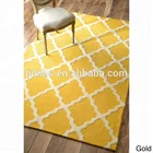 Hand knotted moroccan wool rug floor carpet