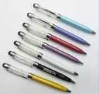 Crystal Multi Function Ballpoint and Stylus Pen for All Capacitive Touch Screen Device iPhone iPad pen