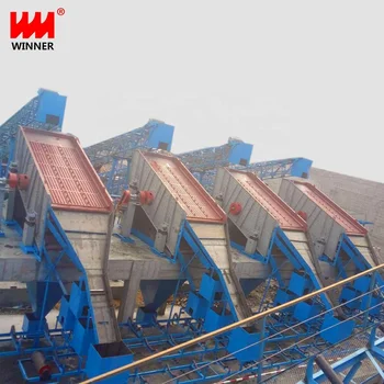 China horizontal vibrating screen circular vibrating screen