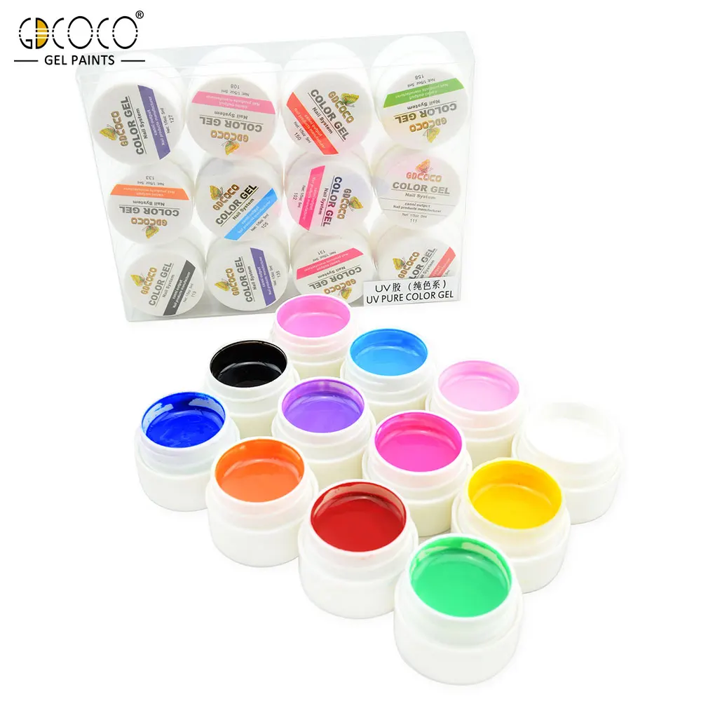 20200a GDCOCO 12 pure color uv nail gel kit set hot sale cheap wholesale price thin full cover design paint canni change brands
20200a GDCOCO 12 pure color uv nail gel kit set hot sale cheap wholesale price thin full cover design paint canni change brands