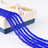 Wholesale Mix Lot 8 mm Briolette Faceted Rondelle Crystal Glass Beads For Jewelry Making with OPP Bag(50strands)
