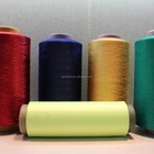 sell 100% polyester dope dyed dty 50d/24f/36f semi dull black polyester yarn