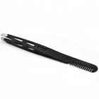Best Dual-end Eyebrow Comb Eyebrow Trimming Professional Stainless Steel Eyebrow Tweezers For Ingrown Hair