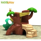 Home children outdoor plastic warrior tree slide
