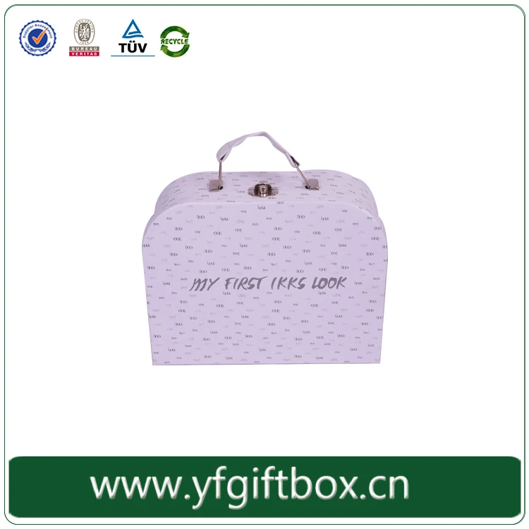 China Supplier Portable Luggage Cardboard Box,Lockable Packaging Box