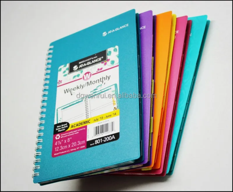 plastic spiral ring binder note book in school&office supplies