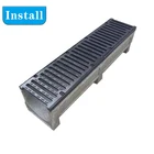steel grating covering drain trench from direct factory