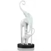 office gift set animal marble elephant statue