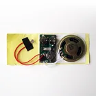 Light activated sound module with sticker for gift box or case