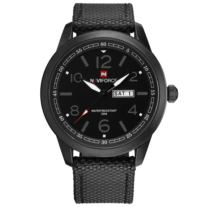 New NAVIFORCE 9101 Fashion Men Top Brand Luxury Mens Nylon Strap Wristwatches Men's Quartz Sports Watches relogio mascul, 5 color choose
New NAVIFORCE 9101 Fashion Men Top Brand Luxury Mens Nylon Strap Wristwatches Men's Quartz Sports Watches relogio mascul, 5 color choose