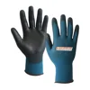 Beautiful pu palm safety palm coating working gloves