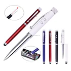 factory supply wholesale alibaba multi functional metal laser light screen stylus ball pen with logo design service