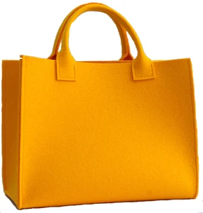 portable light 3mm soft felt lady bag handbags lasy grocery tote