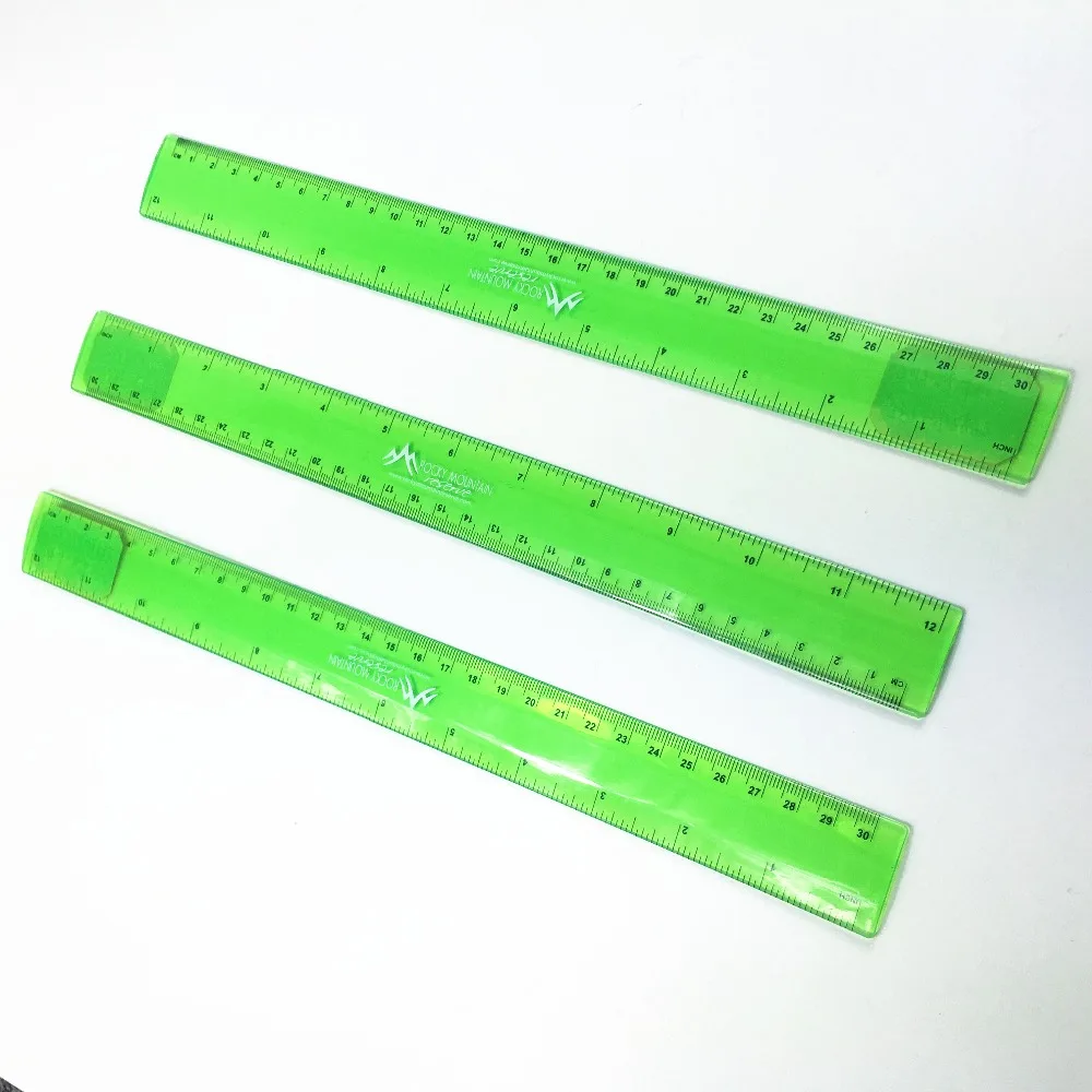 customize promotional plastic 15cm scale straight ruler