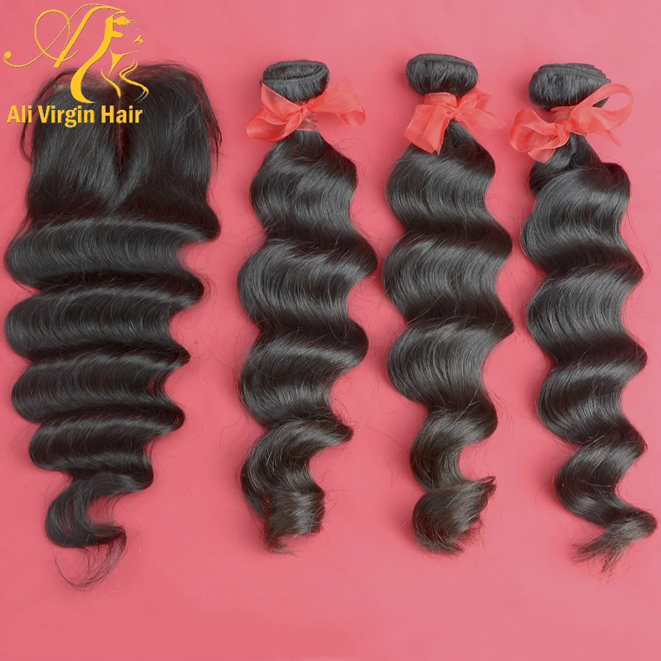 Thick Bottom Eurasian Virgin Remy Hair Weft Lace Closure With Bundles 4Pcs/lot Free Shipping, Natural color
Thick Bottom Eurasian Virgin Remy Hair Weft Lace Closure With Bundles 4Pcs/lot Free Shipping, Natural color