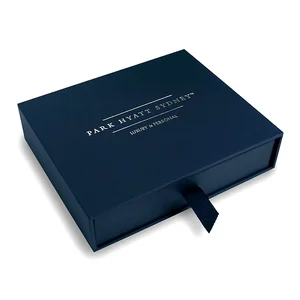high end customized rigid board sliding gift packaging box