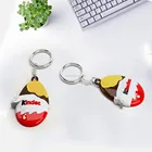 FAMA licensed factory OEM Promotional items Soft PVC rubber silicone custom charm keychain