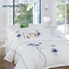 Hotel Ultra Soft Bedding Sets Bed Sheet Cotton Embroidery Hotel White Duvet Cover
