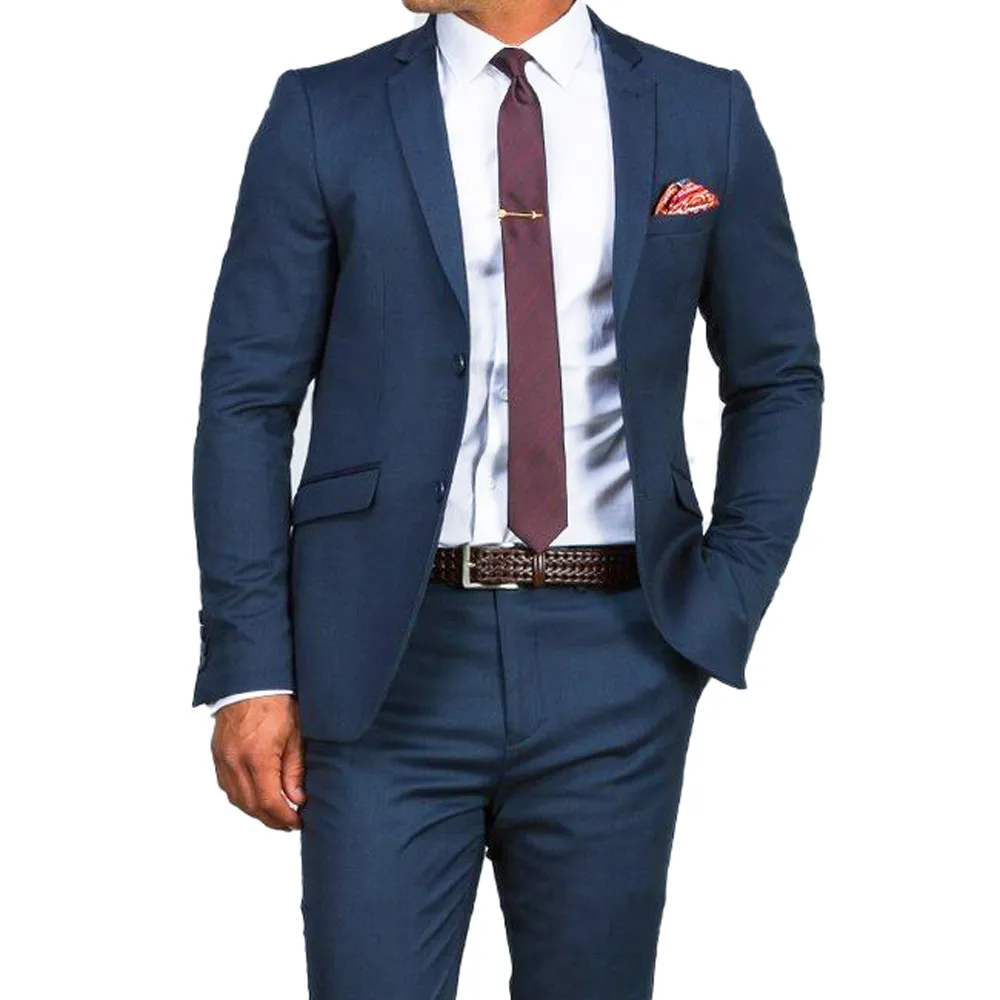 Latest Design Navy Blue Men's Suit Two-Piece Business ( jacket+pant ) casual summer suits for men wear ZYL043
Latest Design Navy Blue Men's Suit Two-Piece Business ( jacket+pant ) casual summer suits for men wear ZYL043