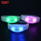 RGB Concert Sound Activated Flashing Led Party Bracelets Led Music Control DMX For Event Party