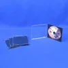 Jewel slim cd box 5.2mm with transparent cover and black tray