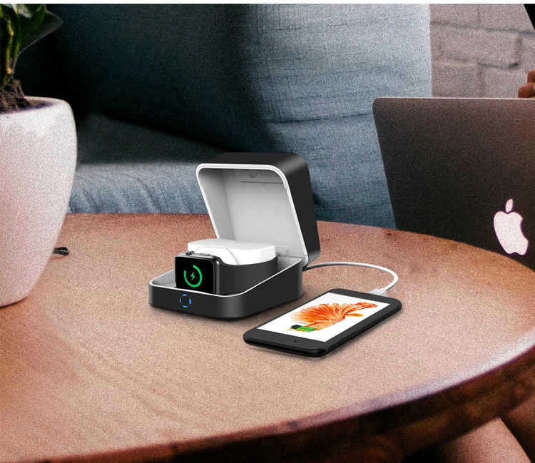 Wireless Power Bank For Apple Watch Series 3 Charging Dock Portable Charger - ANKUX.COM