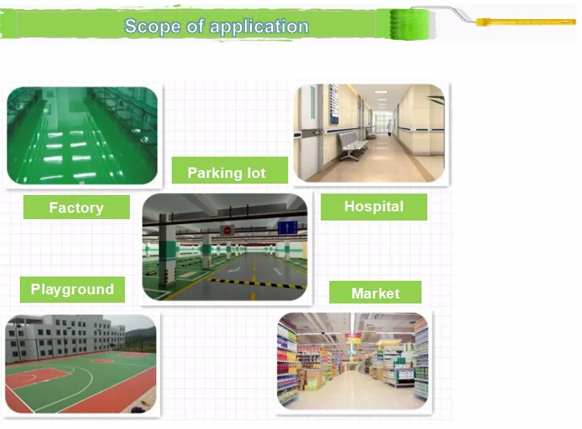 China supplier industrial clear uv epoxy floor coating with low price