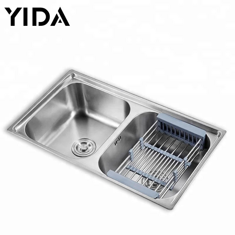 Ls8045 Stainless Steel Basin Price In Pakistan Double Bowl Kitchen Sink With Drainboard Buy Kitchen Sink In Pakistan Double Bowl Kitchen Sink With