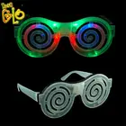 Party Favor Swirl Light Up LED Crazy Party Glasses