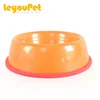 Leyou Pet supplies factory direct multicolor cat dog food dish bowl new color plastic pet bowl