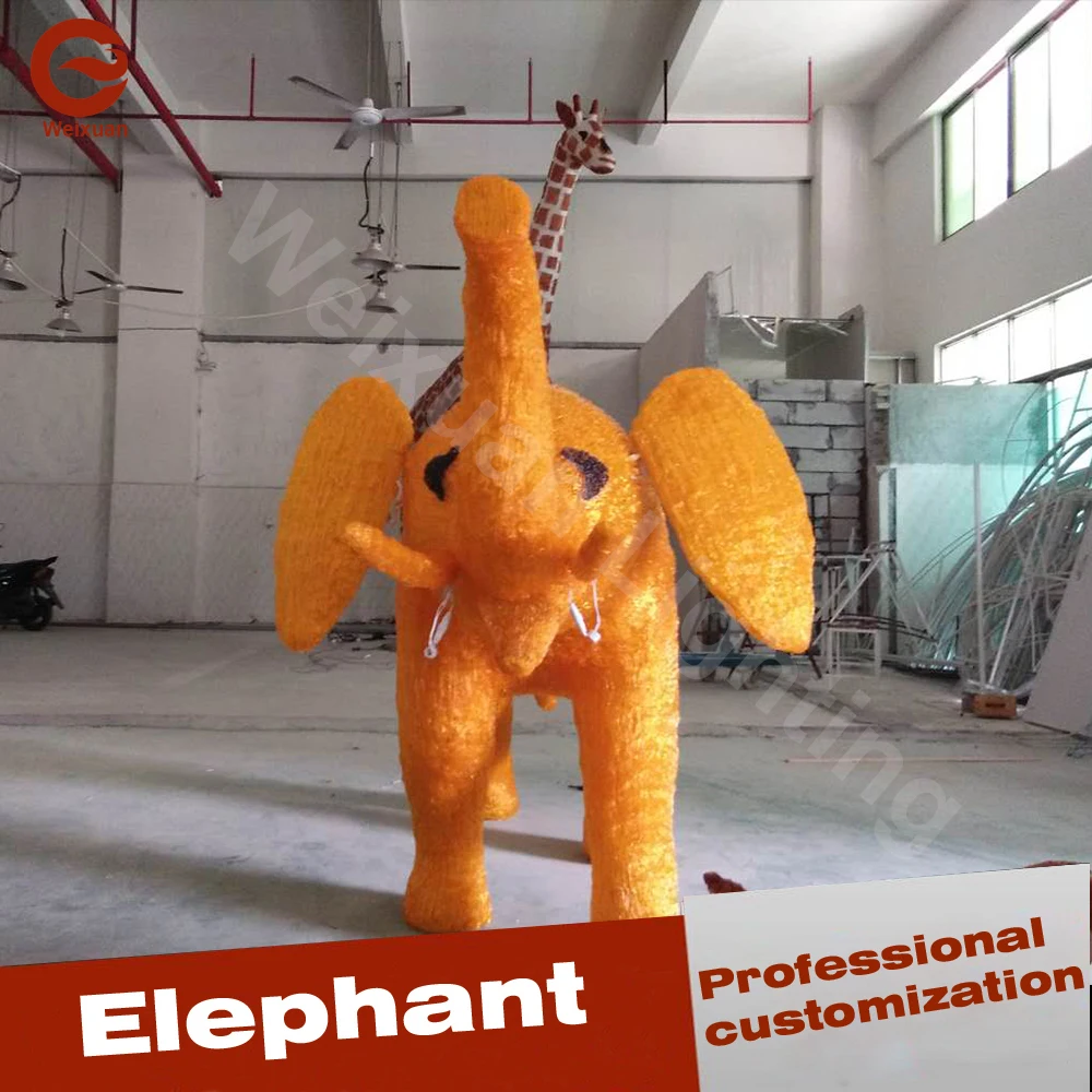 elephant led lighting sculpture lamp as holiday decoration