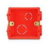 Factory Price High Quality Wall Switch PVC electrical junction box socket wall box red color 86 style