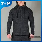 fitness men's clothing custom embroidered gym hoodie